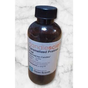 CandleScience Caramelized Pralines Fragrance Oil 4OZ Candle & Soap Making